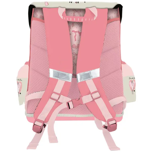 ICO: Lizzysuli Tiny Dancer Ballerina ghiozdan școlar ergonomic, rucsac 39x35x24 cm imaginea 2