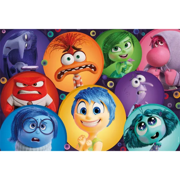 Inside Out 2 2-în-1 puzzle și carte de colorat, 250 de piese, 50x35cm - Lisciani imaginea 2