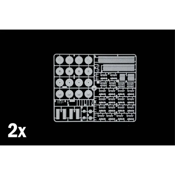 Italeri 1/35 38 cm RW 61 auf STURMMORSER TIGER machetă de tanc imaginea 6