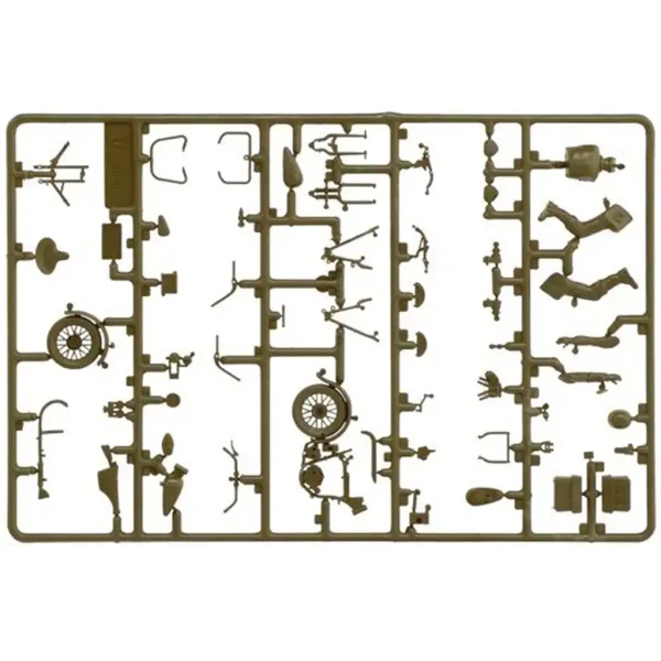 Italeri 1/35 Motociclete U.S. 2 bucăți machetă motocicletă militară imaginea 2