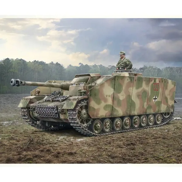Italeri 1/35 Sd.Kfz. 167 Sturmgeschütz IV – machetă a tunului de asalt imaginea 8