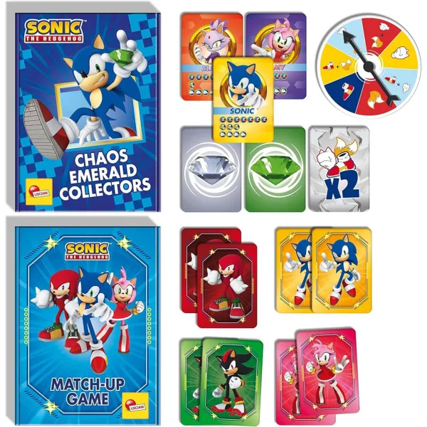 Joc de cărți Sonic în rucsac - Lisciani imaginea 2
