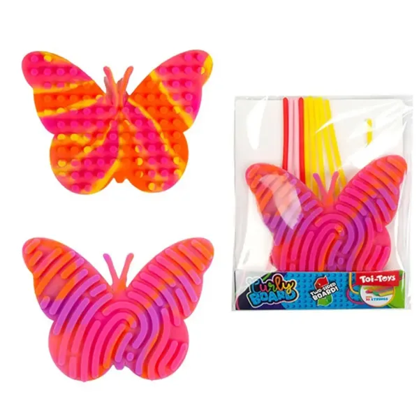 Joc de șireturi cu sfoară mini Curly Board în mai multe variante imaginea 2