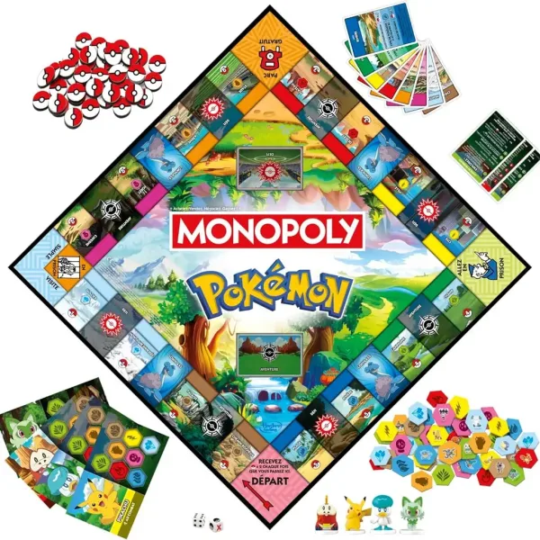 Joc de societate Monopoly Pokemon - Hasbro imaginea 2