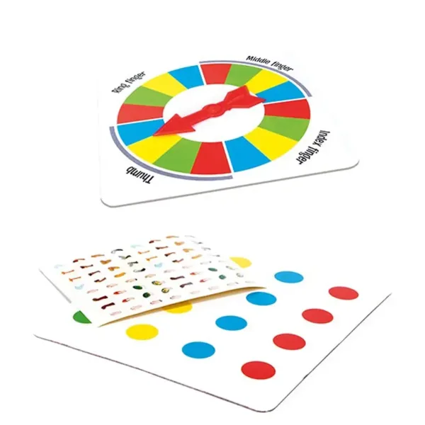 Joc de societate Twister pentru degete imaginea 4