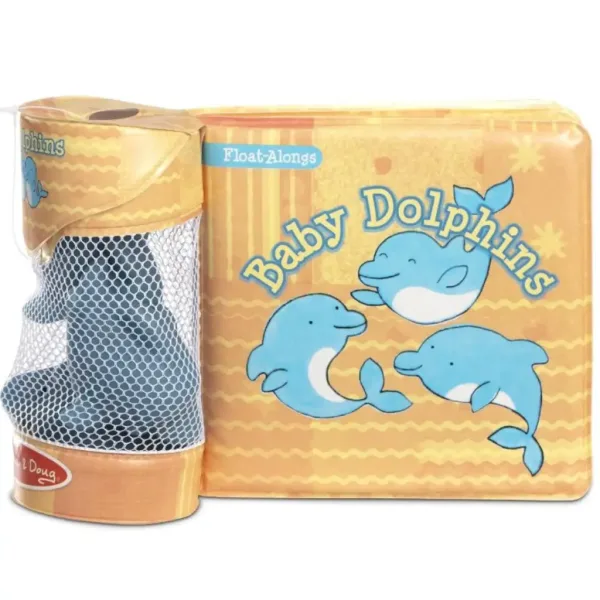 Jucărie de baie: Carte rezistentă la apă, pui de delfin - Melissa & Doug imaginea 3
