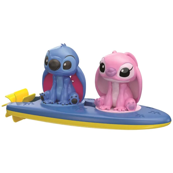 Jucărie de baie Stitch și Angel cu placă de surf - Clementoni baby imaginea 2