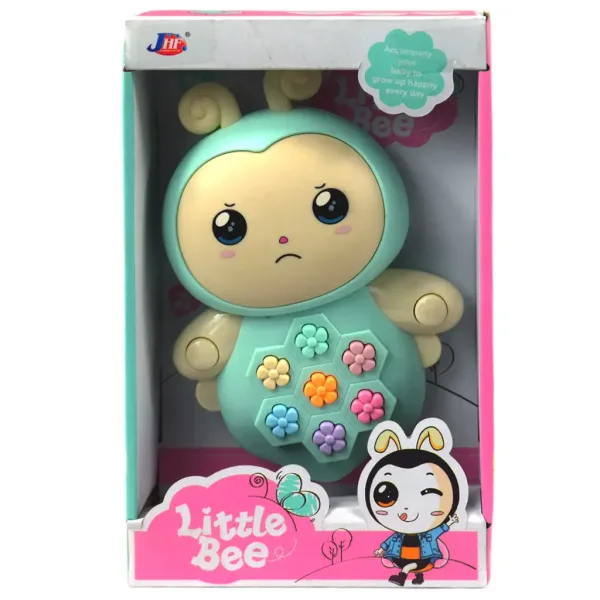 Jucărie de bebeluși Little Bee cu muzică de albine imaginea 4