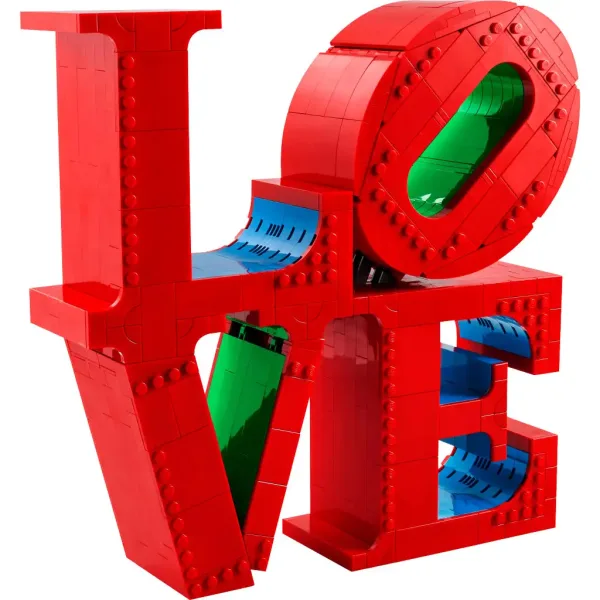 LEGO® ART: LOVE decorațiune cu inscripție (31214) imaginea 2