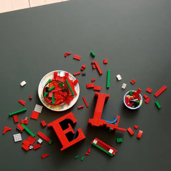 LEGO® ART: LOVE decorațiune cu inscripție (31214) imaginea 4