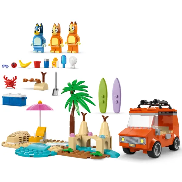 LEGO® Bluey™: Bluey și familia ei merg la plajă (11202L) imaginea 4