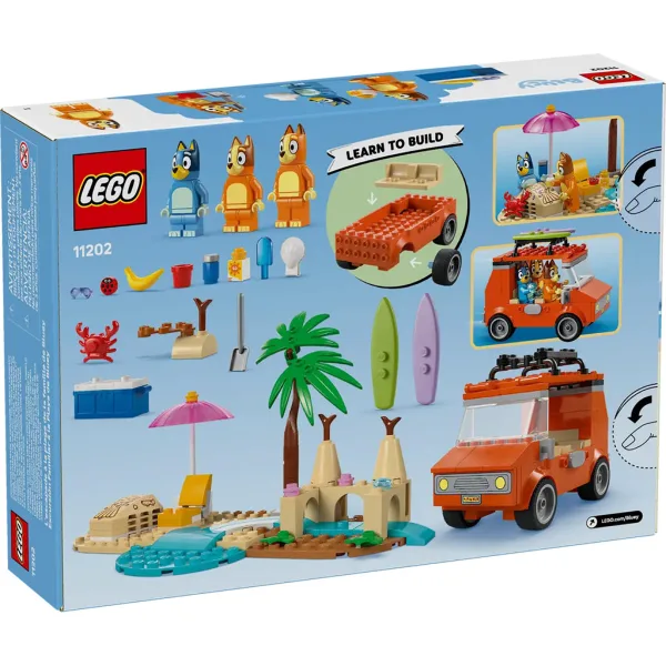 LEGO® Bluey™: Bluey și familia ei merg la plajă (11202L) imaginea 8