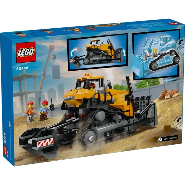 LEGO® City: Buldozer galben (60466) imaginea 2