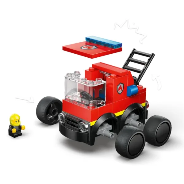 LEGO® City: Vehicule – Mașină de pompieri (60482) imaginea 3