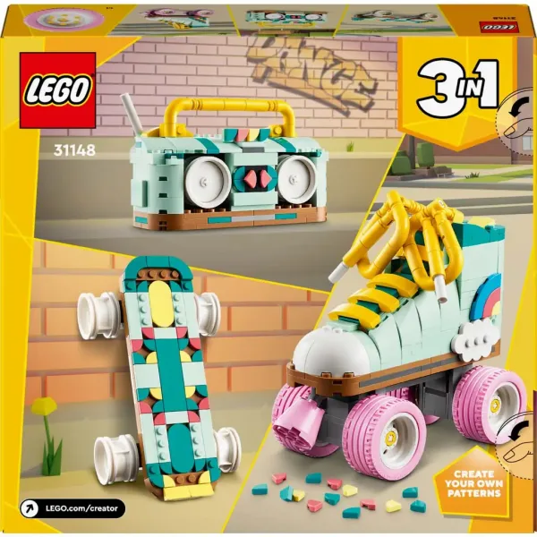 LEGO® Creator: Patine cu rotile retro (31148) imaginea 2