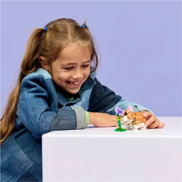 LEGO® Creator: Un hamster drăguț cu o floare (31376) imaginea 5