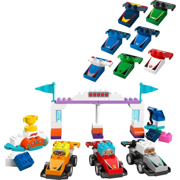 LEGO® DUPLO®: Mașini de curse F1® și piloți (10445) imaginea 4