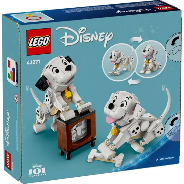 LEGO® Disney: 101 Dalmațieni: Puii de dalmațian Kuksi și Pelyhes (43271) imaginea 2
