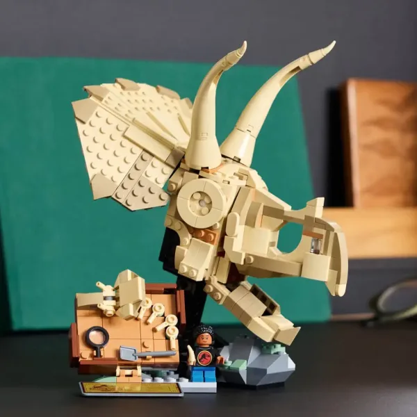 LEGO® Jurassic World: Fosile de dinozaur - Craniu de Triceratops (76959) imaginea 3