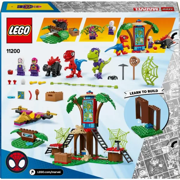 LEGO® Marvel: Bătălia raptorilor dintre Omul Păianjen și Gobby la cartierul general din casa în copac (11200) imaginea 2