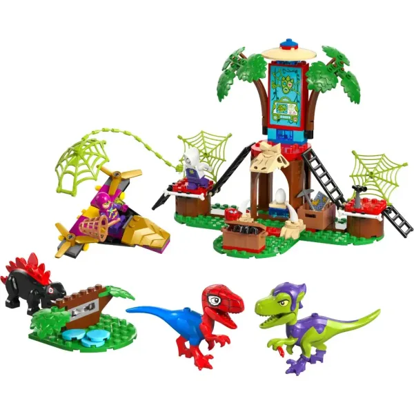 LEGO® Marvel: Bătălia raptorilor dintre Omul Păianjen și Gobby la cartierul general din casa în copac (11200) imaginea 5