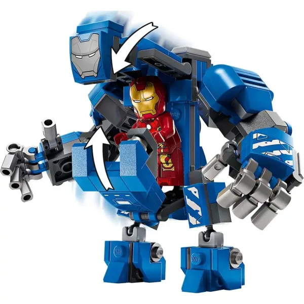 LEGO® Marvel: Laboratorul lui Iron Man: Sala de armuri (76315) imaginea 4
