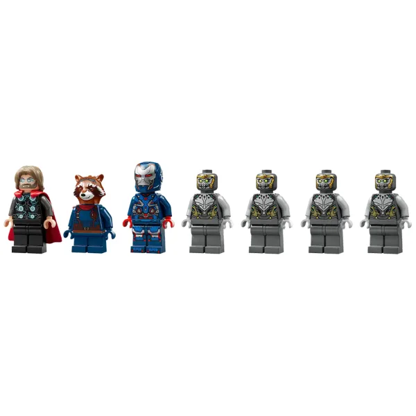 LEGO® Marvel: Răzbunătorii: Sfârșitul jocului Thor împotriva războinicilor chitauri (76322) imaginea 3