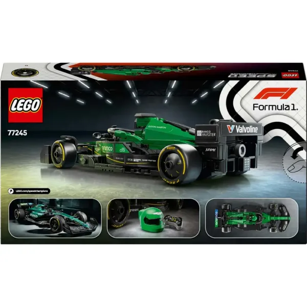 LEGO® Speed Champions: Mașina de curse Aston Martin Aramco F1® AMR24 (77245) imaginea 2