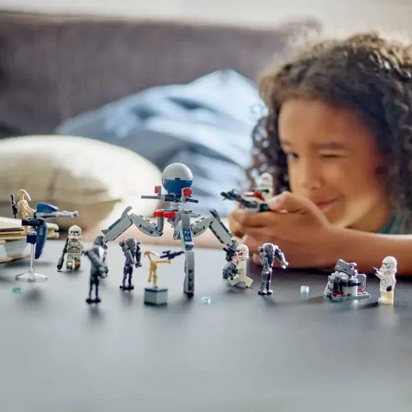 LEGO® Star Wars™: Pachet de luptă cu Soldat Clon™ și Droid de luptă™ (75372) imaginea 3