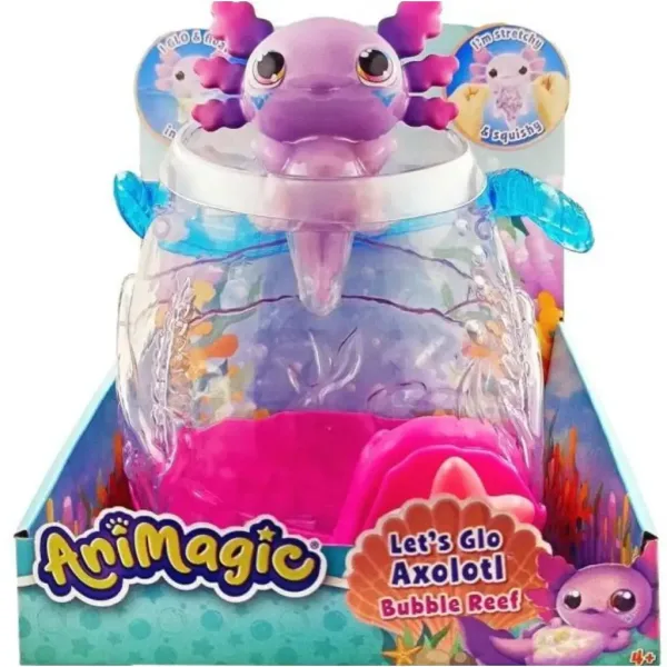 Let’s Glo Axolotl: Set de prieten acvatic luminos imaginea 2