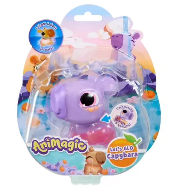 Lets Glo Capybara - prieten acvatic luminos, disponibil în mai multe variante, 1 buc. imaginea 2