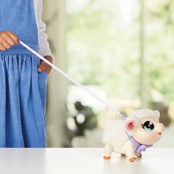 Little Live Pets: Snowie Barika, oaia interactivă cu voce și funcție de mișcare. imaginea 7