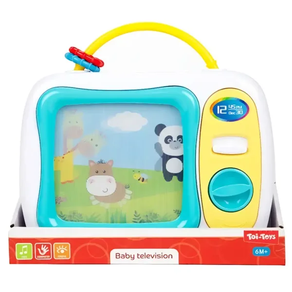 Little Stars: Jucărie pentru bebeluși cu animale și zornăitoare imaginea 2