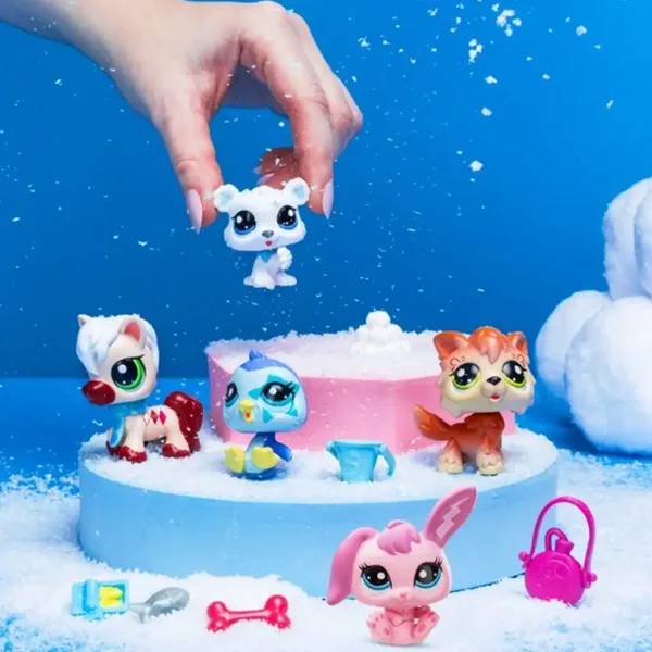 Littlest Pet Shop: Prieteni de iarnă set de 5 figurine seria 2 imaginea 3