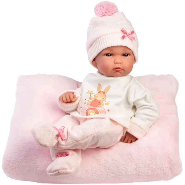 Llorens: Bimba, păpușă nou-născută de 35 cm cu pernă imaginea 2