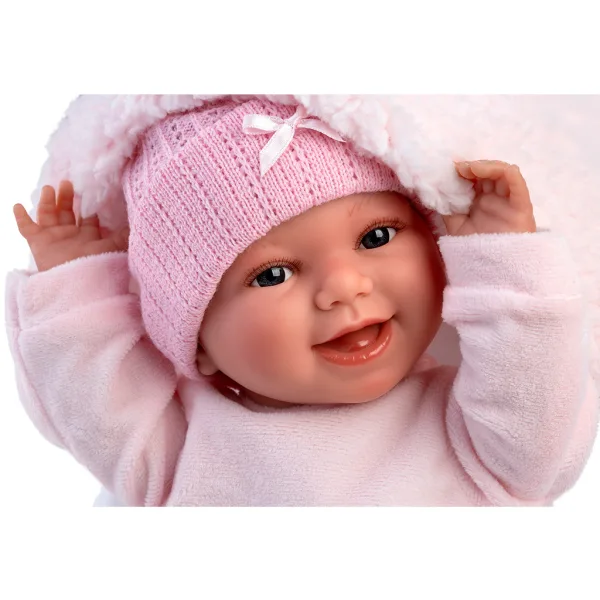 Llorens: Chloe, păpușă care plânge, de 38 cm, cu sac de dormit. imaginea 4