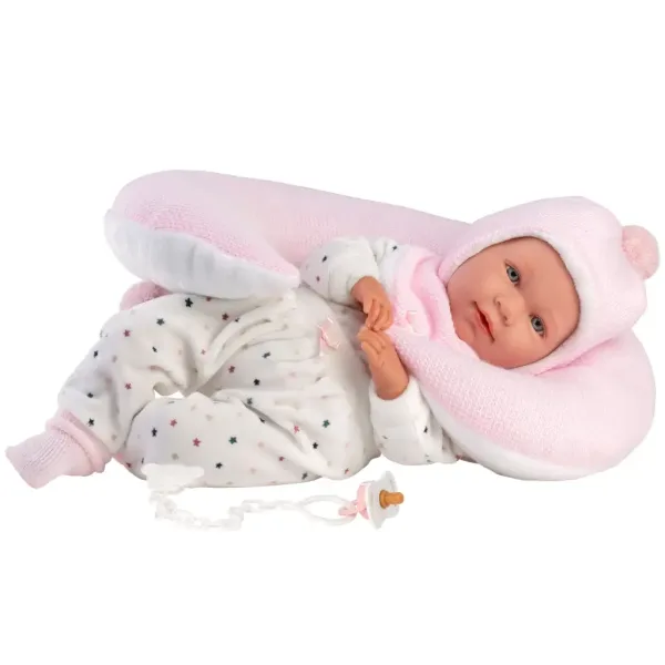 Llorens: Mimi păpușă de 42 cm cu sunet, cu pernă de burtă imaginea 3