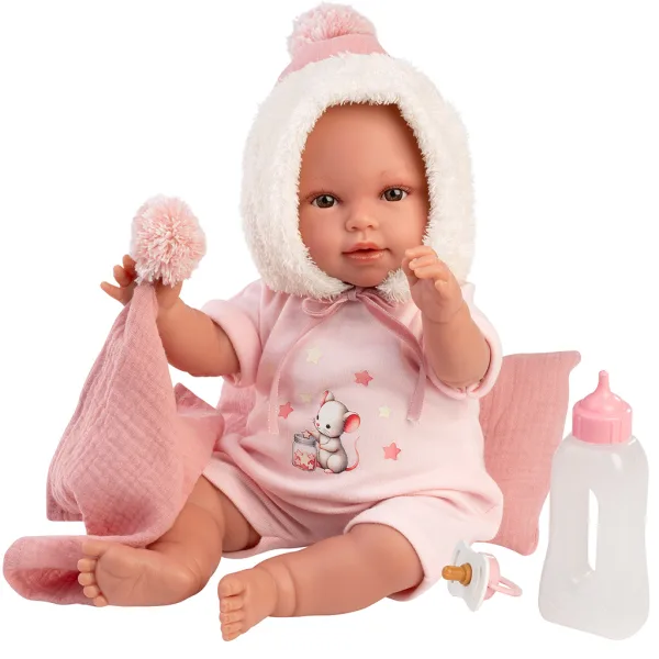Llorens: Olivia, păpușă care plânge de 38 cm, cu păturică imaginea 2