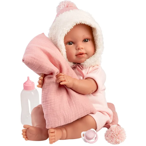 Llorens: Olivia, păpușă care plânge de 38 cm, cu păturică imaginea 4