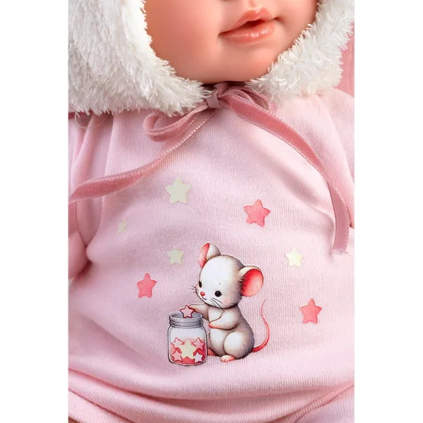Llorens: Olivia, păpușă care plânge de 38 cm, cu păturică imaginea 5