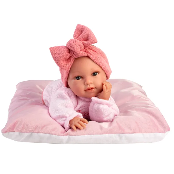 Llorens: Olivia, păpușă care plânge de 38 cm, cu pernă imaginea 3