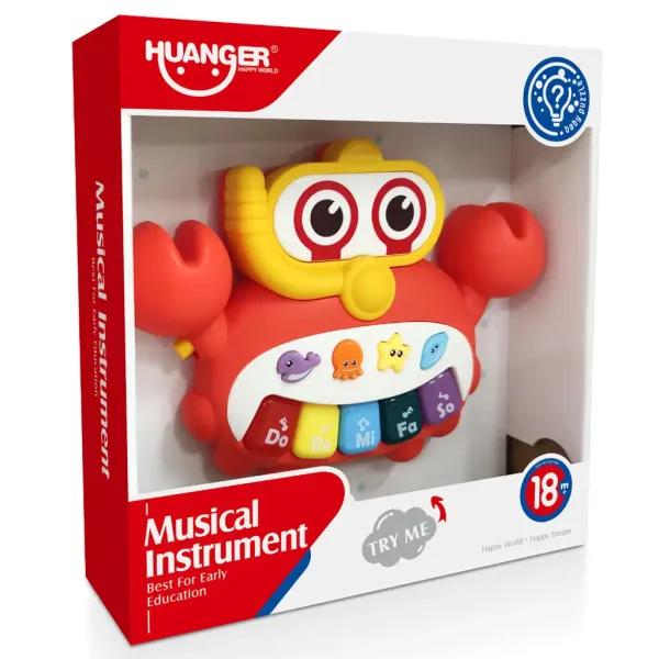 Lumea Muzicii: Crab vesel la pian imaginea 4