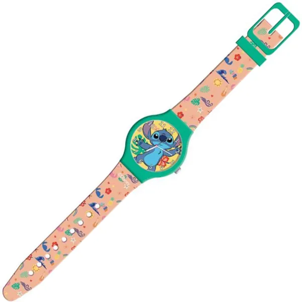 Luna: Ceas de mână analog Lilo & Stitch în cutie metalică cadou imaginea 2