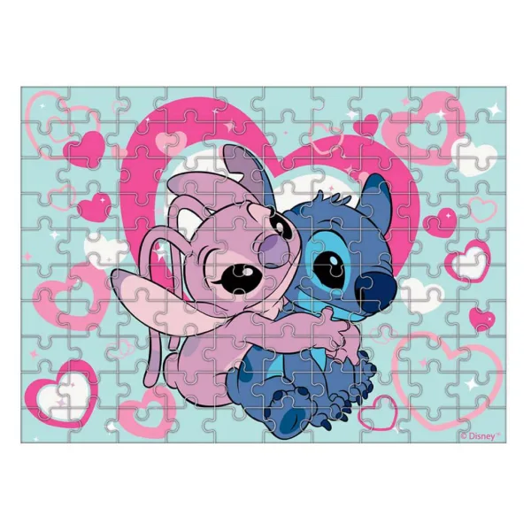 Luna: Puzzle Disney Stitch cu 100 de piese, care strălucește în întuneric imaginea 2