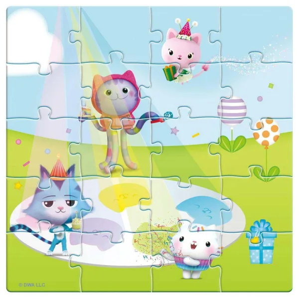 Luna: Puzzle magnetic cu model căsuța lui Gabi, 3x20 piese imaginea 2