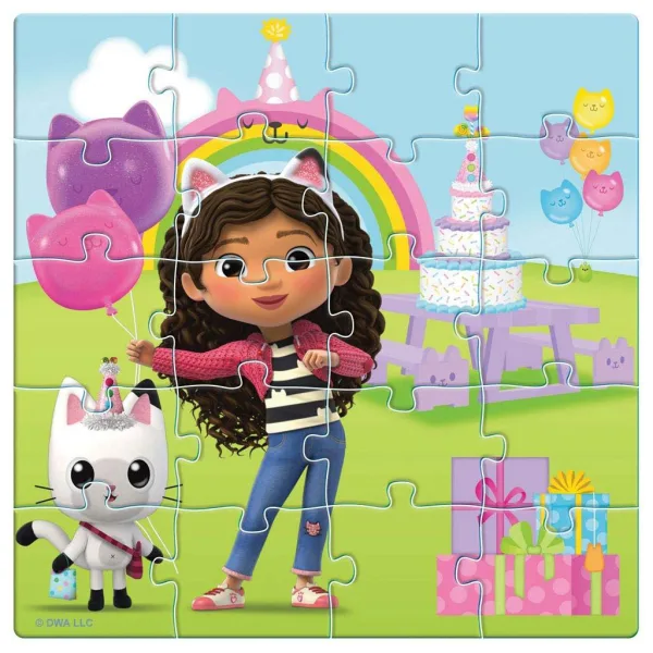 Luna: Puzzle magnetic cu model căsuța lui Gabi, 3x20 piese imaginea 3