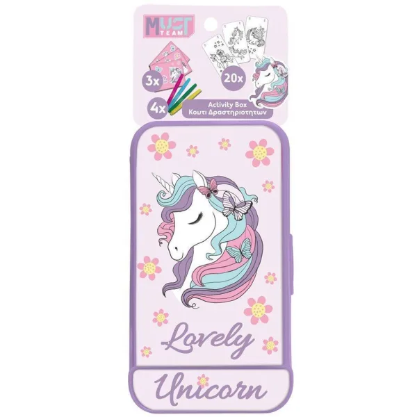 Luna: Set creativ de colorat Team Unicorni, 27 piese imaginea 1