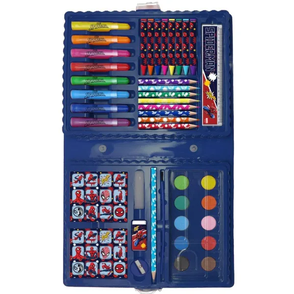 Luna: Set creativ de colorat cu Omul Păianjen, 42 de piese imaginea 2