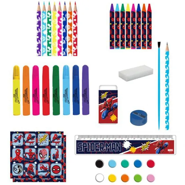 Luna: Set creativ de colorat cu Omul Păianjen, 42 de piese imaginea 3