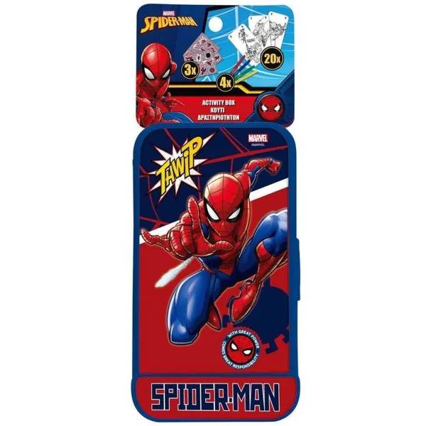 Luna: Set creativ de colorat cu Spider-Man, 27 piese imaginea 1
